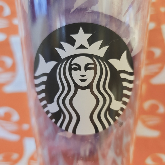 STARBUCKS 2017 PURPLE FLORAL SPRING Venti tumbler New unused! Rare - Picture 3 of 11